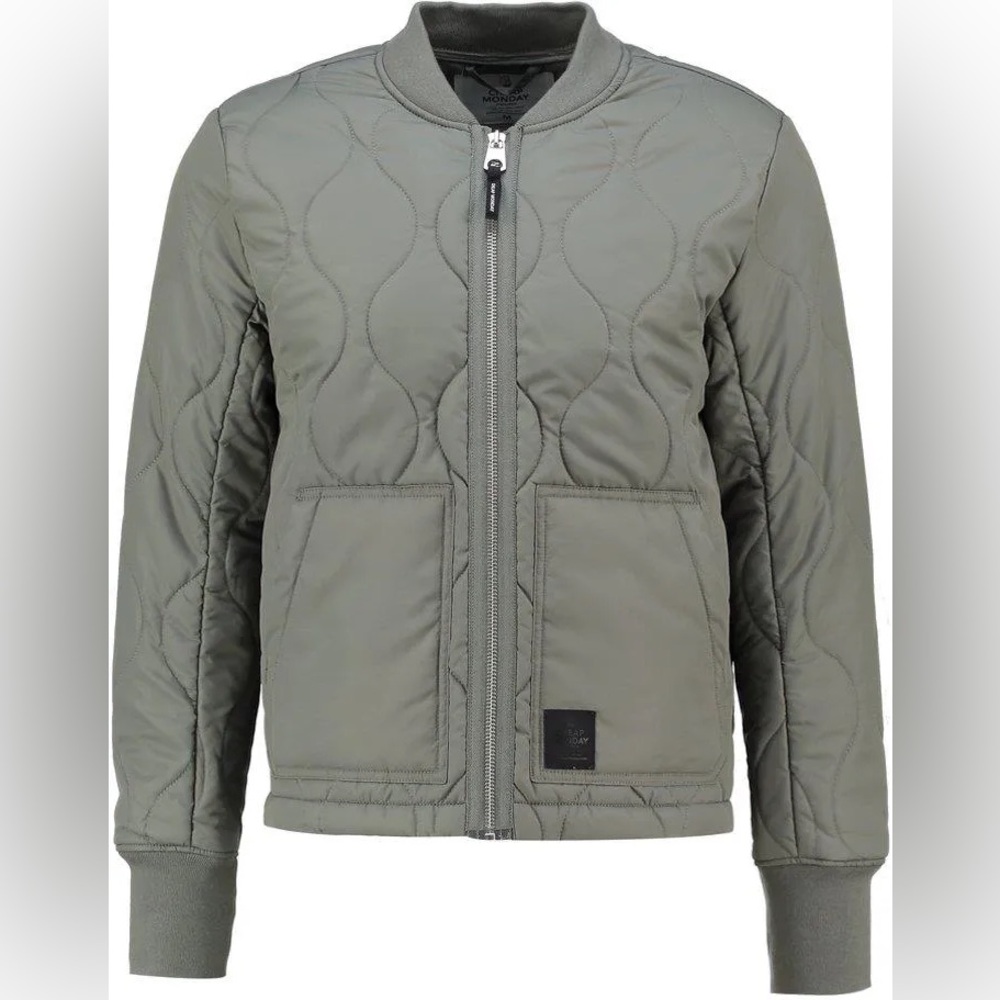 Cheap Monday Trouble Bomber Jacket - Sage Green